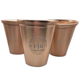 Kentucky Derby 2020 146 Woodford Reserve Commerative Cups 3 copper coated